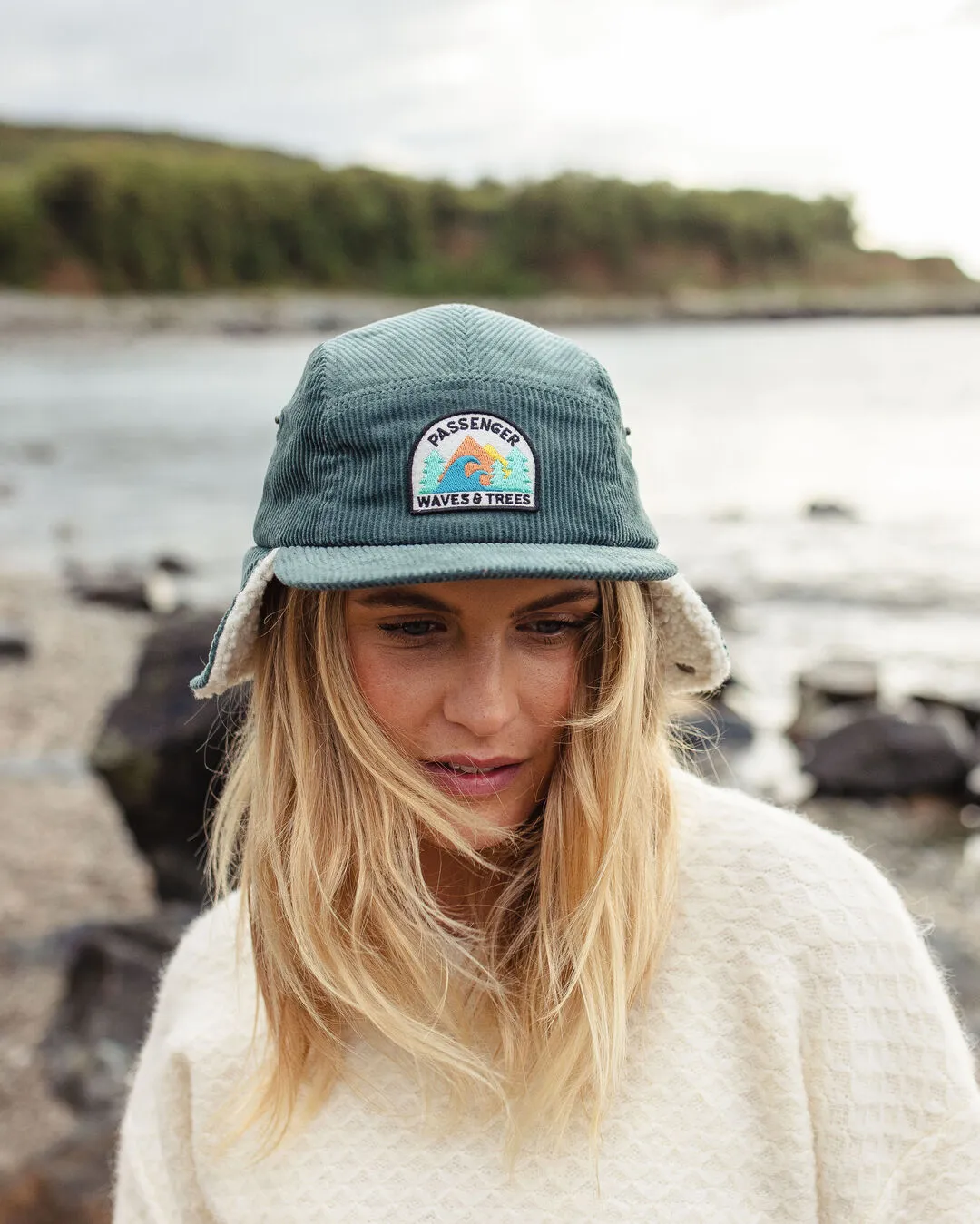 Twill Daytime Sherpa Lined Hat - Deep Ocean