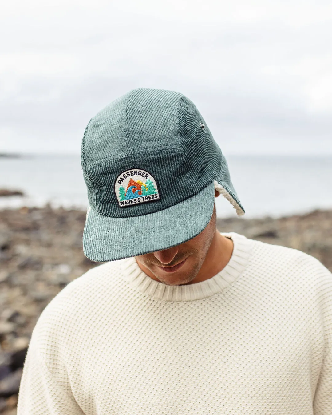 Twill Daytime Sherpa Lined Hat - Deep Ocean