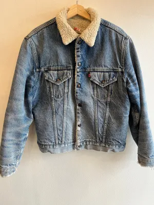 Vintage 1970/80s Levis Sherpa Lined Denim Jacket