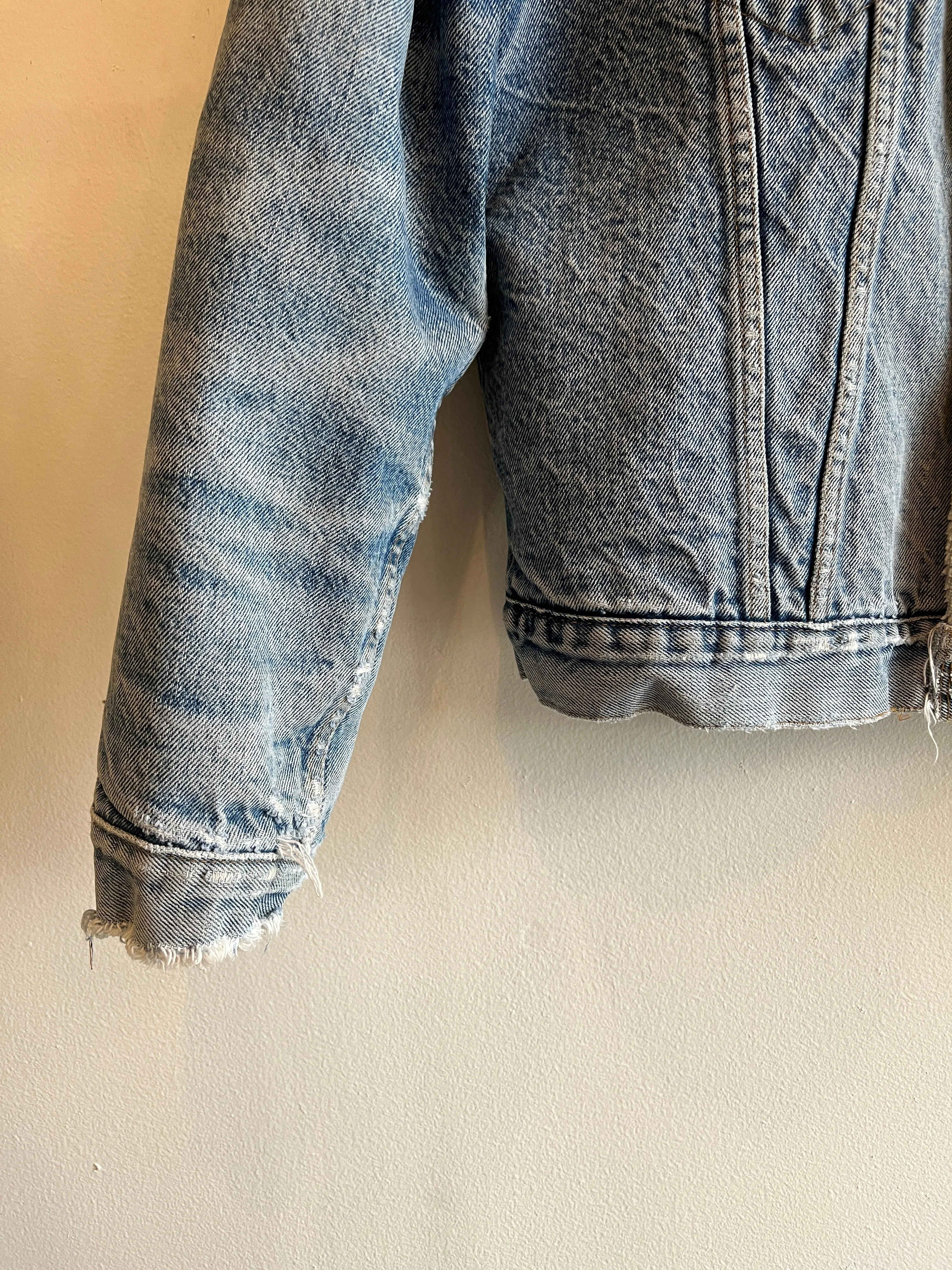 Vintage 1970/80s Levis Sherpa Lined Denim Jacket
