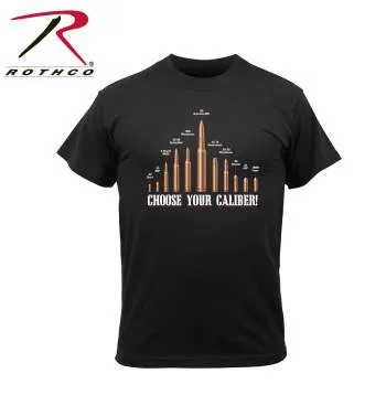 Vintage Style 'Choose Your Caliber' T-Shirt
