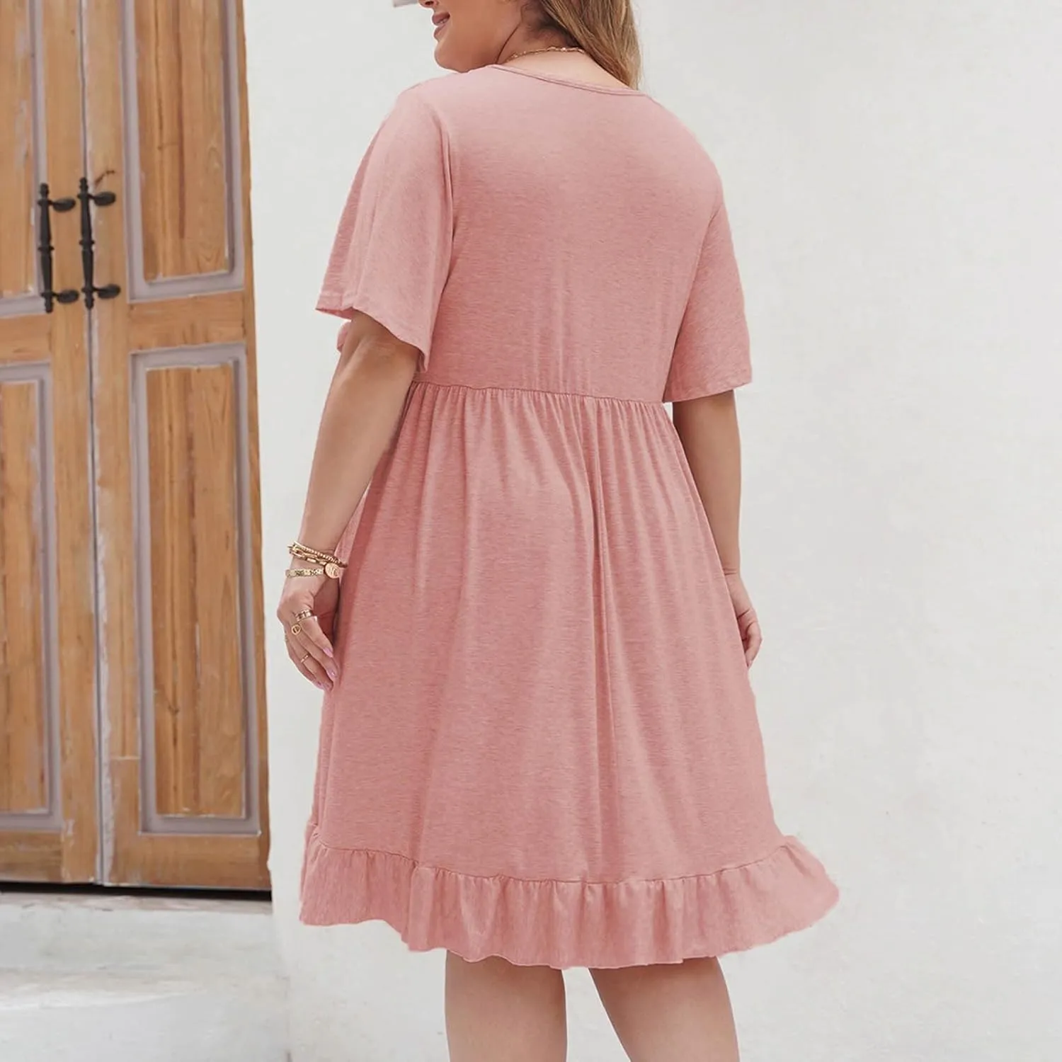 Womens Summer Lace Patchwork Dresses 2025 Boho Tassel Crewneck Short Sleeve Beach Mini Dress Ruffle Casual Sundress