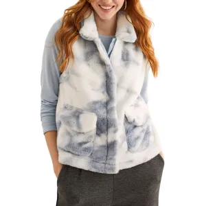 Zip Up Fur Vest